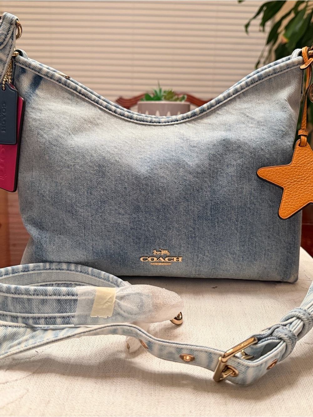 Coach Laurel in Loved Denim